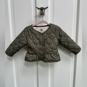 NWOT Baby B’Gosh 6-9M Green Quilted Jacket